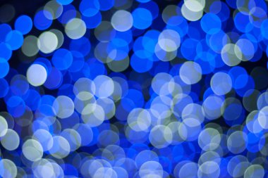 mavi bokeh soyut ışık arkaplanı