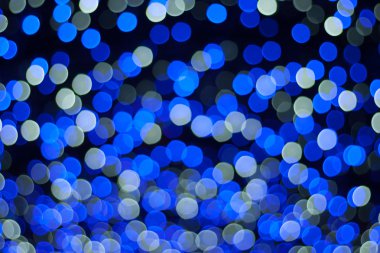 mavi bokeh soyut ışık arkaplanı