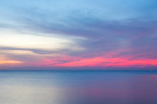 De sfeer tijdens zonsondergang — Stockfoto