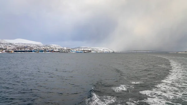 Risoyhamn Dorf Der Gemeinde Andoy Kreis Nordland Norwegen — Stockfoto