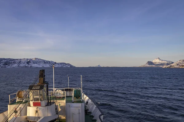 Norveç Teki Görkemli Kutup Dairesine Gidin — Stok fotoğraf