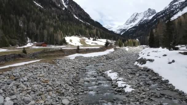 Wideo Pięknego Krajobrazu Sulztal Griess Alpach Austrii — Wideo stockowe