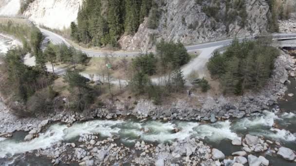 Video Wonderful Landscape Oetztaler Ache Beautiful Alps Tirol Austria — 비디오