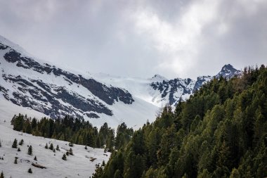 Luesensferner üzerindeki buzul Tirol, Avusturya 'daki Alpler' de.