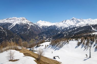 Alp dağlarının güzel manzarası