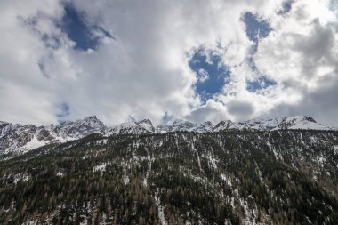 Güzel Alpler dağları manzarası