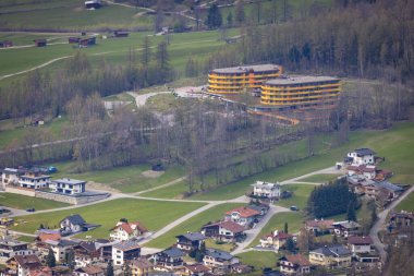 Oetztal, Tirol, Avusturya 'da Umhausen yakınlarında yürüyüş