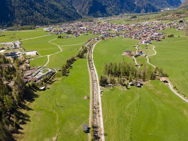 Férias Caminhadas Perto Umhausen Oetztal Tirol Áustria — Fotografia de Stock