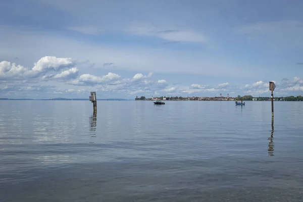 Wandelen Langs Het Constanzemeer Grens Tussen Oostenrijk Duitsland — Stockfoto