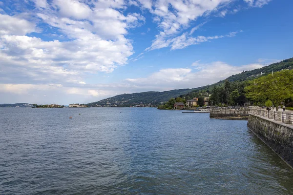 Vista Verbania Lago Maggiore Piemont Italia — Foto de Stock