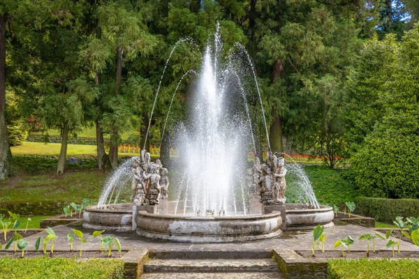 Verbania Piemont Talya Yerel Bir Dinlenme Alanındaki Çeşmeler — Stok fotoğraf