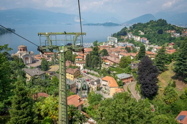 Szórakoztató Használni Szék Lift Kádak Laveno Mount Poggio Sant Elsa — Stock Fotó