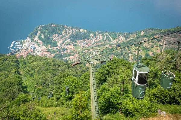 Szórakoztató Használni Szék Lift Kádak Laveno Mount Poggio Sant Elsa — Stock Fotó