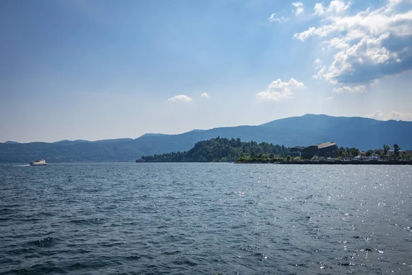 Pemandangan Verbania Yang Indah Lago Maggiore Piemont Italia — Stok Foto