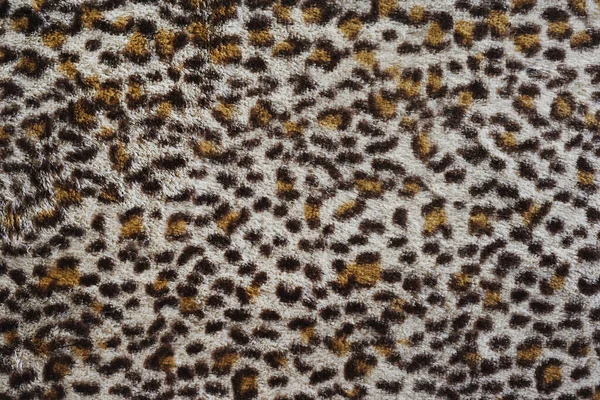 Fundo Tecido Sintético Com Impressão Leopardo — Fotografia de Stock