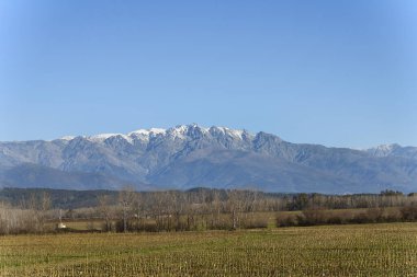 Sierra de Gredos 'un İspanya' daki manzarası