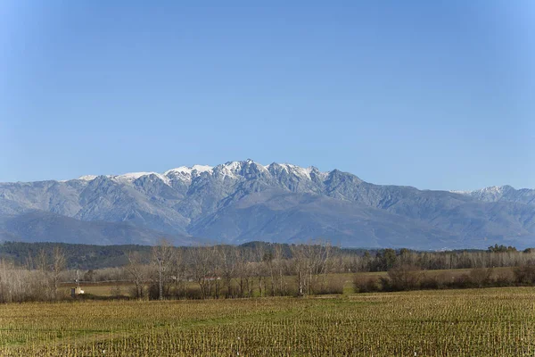 Sierra de Gredos 'un İspanya' daki manzarası