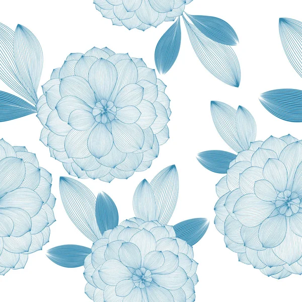 Kusursuz desenli, elle çizilmiş yıldız çiçekleri..