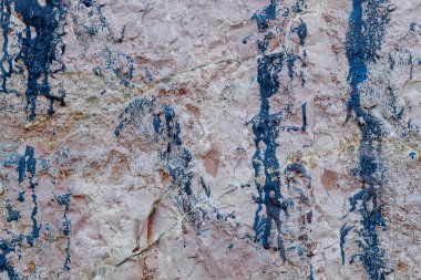 Renkli eski yıpranmış taş duvar dokusu