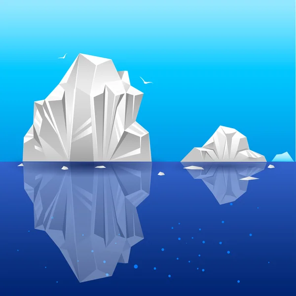 Iceberg2 — Stock Vector