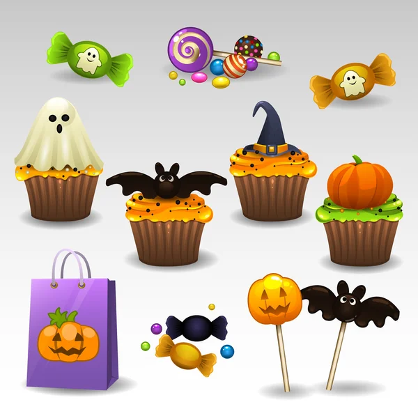 Dulces para Halloween — Archivo Imágenes Vectoriales