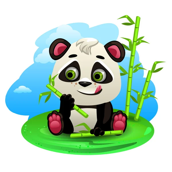 Panda. — Vettoriale Stock