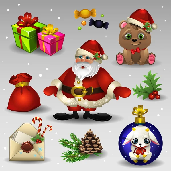 Kerst set Stockvector