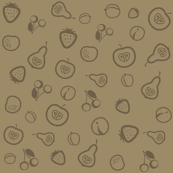 Texture des fruits — Image vectorielle