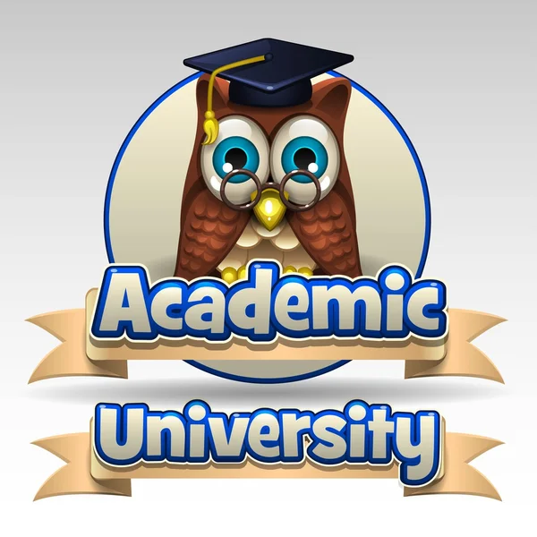 Academic University icon — Stock Vector
