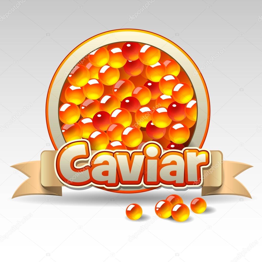Red caviar label