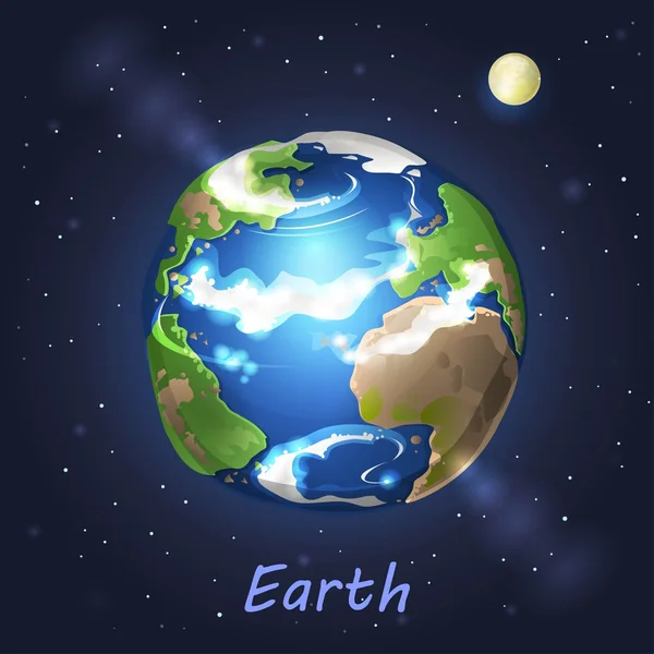 Earth planet — Stock Vector