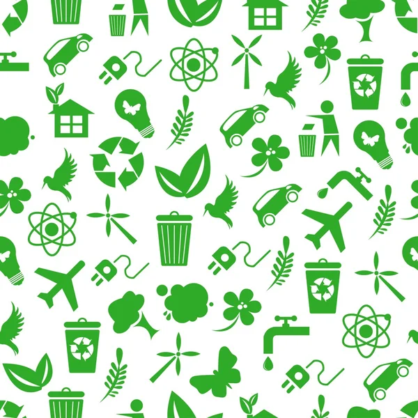 Modèle écologique vert — Image vectorielle