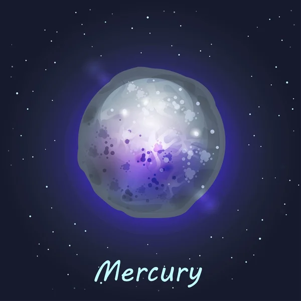 Planeta Merkury — Wektor stockowy