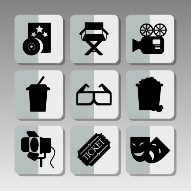 Siyah sinema simgeler 2