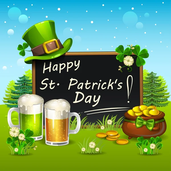 Feliz día de San Patricio — Vector de stock