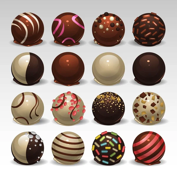 Ensemble de bonbons — Image vectorielle