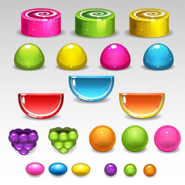 Hard Jelly Candies clipart