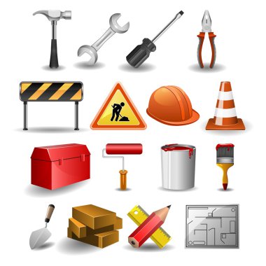 İnşaat Icons set