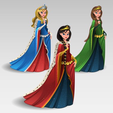 Queens set clipart