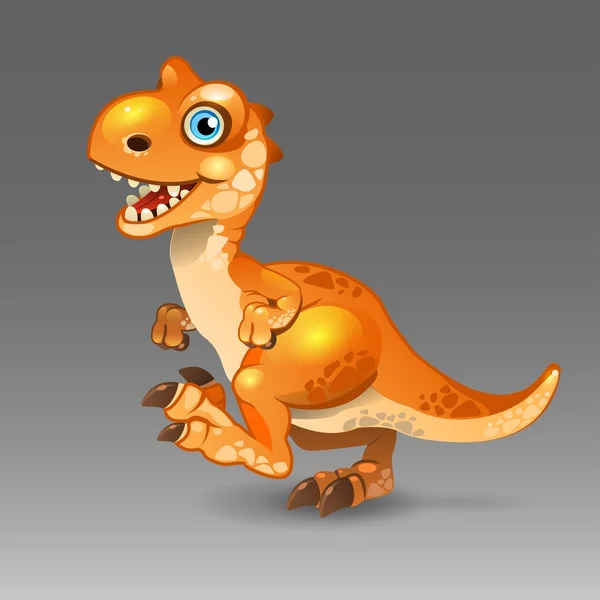 Orange tyrannosaurus Rex — Stock vektor