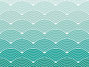 Doku arka plan vektör grafik illüstrasyon renkli geometrik sorunsuz tekrarlayan vektör curvy dalgalar desen