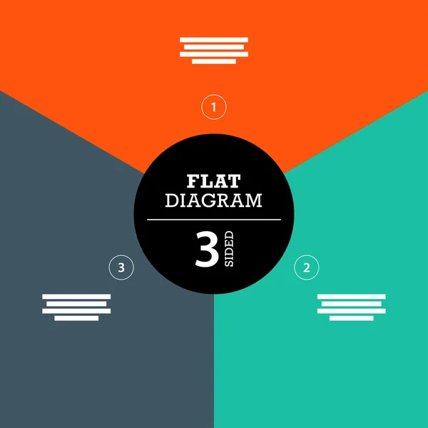 Plantilla de infografía de diagrama de presentación de raya de fondo completo con campos de texto explicativos. Gráfico vectorial. Colección . — Vector de stock