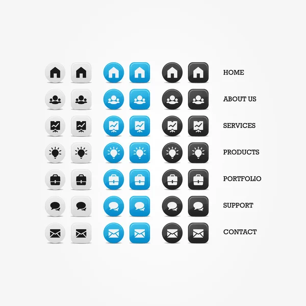 İş, finans ve iletişim için web simgeler çok amaçlı set. Vektör grafik şablonu.