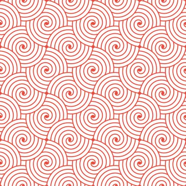 Renkli geometrik tekrarlı vektör curvy dalgalar doku arka plan desen. Vektör grafik illüstrasyon şablonu.