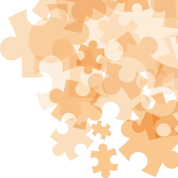 Abstract monocolor puzzle background. — Stok Vektör