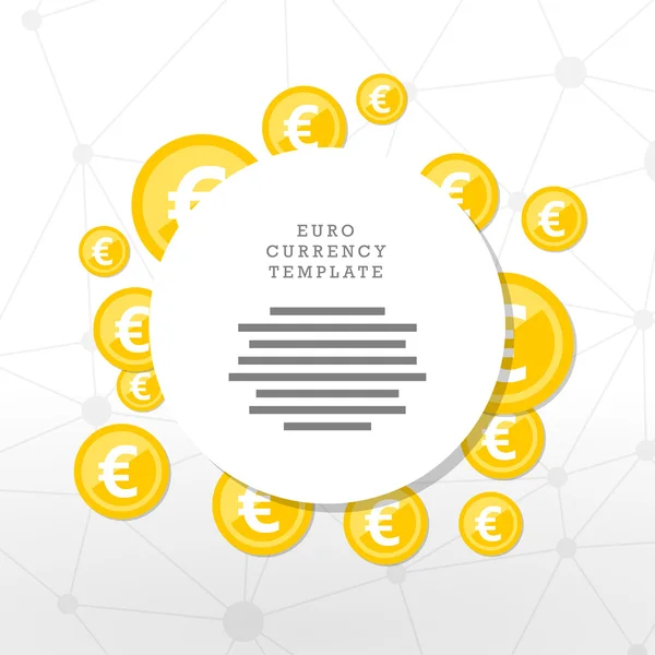 Monete d'oro valuta principale. Illustrazione concetto monetario . — Vettoriale Stock