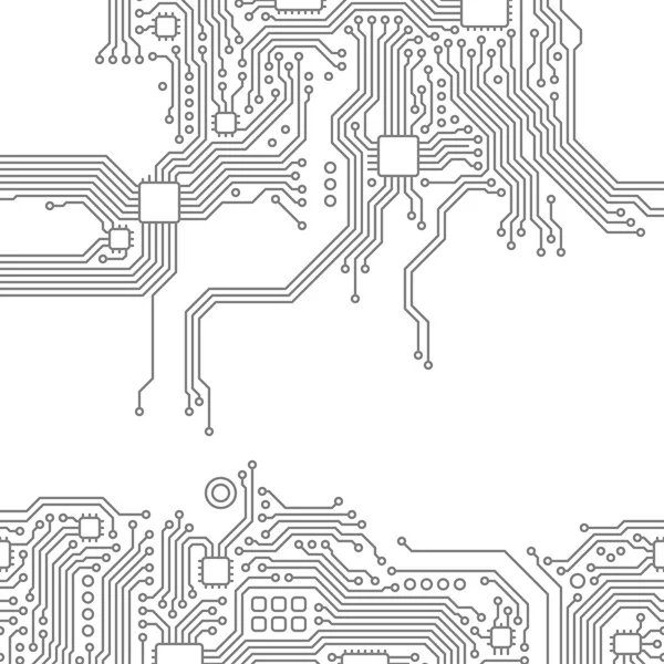 Technology abstract motherboard illustration background — Stock Vector