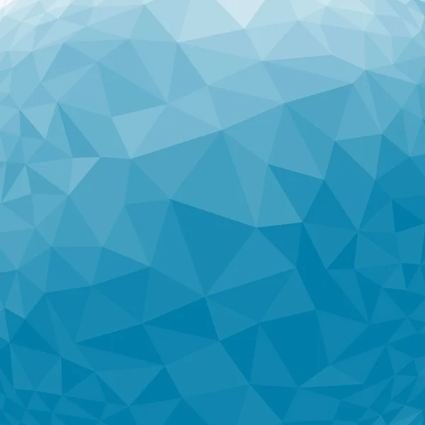 Bleu abstrait géométrique froissé triangulaire bas fond de style poly — Image vectorielle
