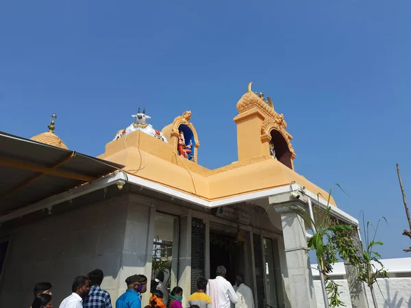 Mandya Karnataka India Oct 2020 Hermosa Vista Del Templo Sri — Foto de Stock