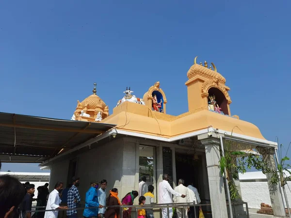 Mandya Karnataka Índia Oct 2020 Bela Vista Templo Swamy Sri — Fotografia de Stock